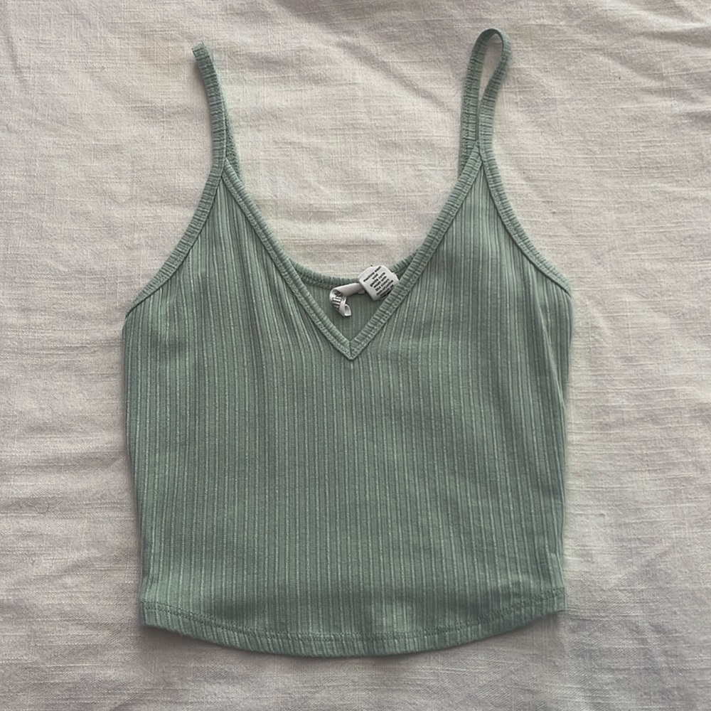 Tilly’s sage green tank